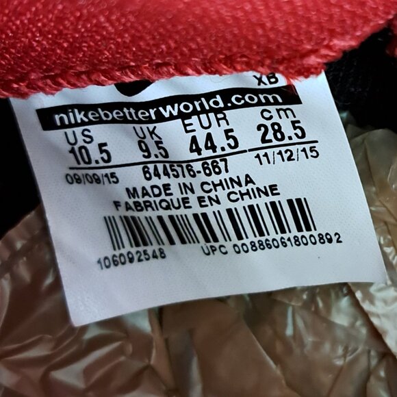 Size 10.5 - Nike Flystepper 2K3 Team Red Men - Picture 7 of 12